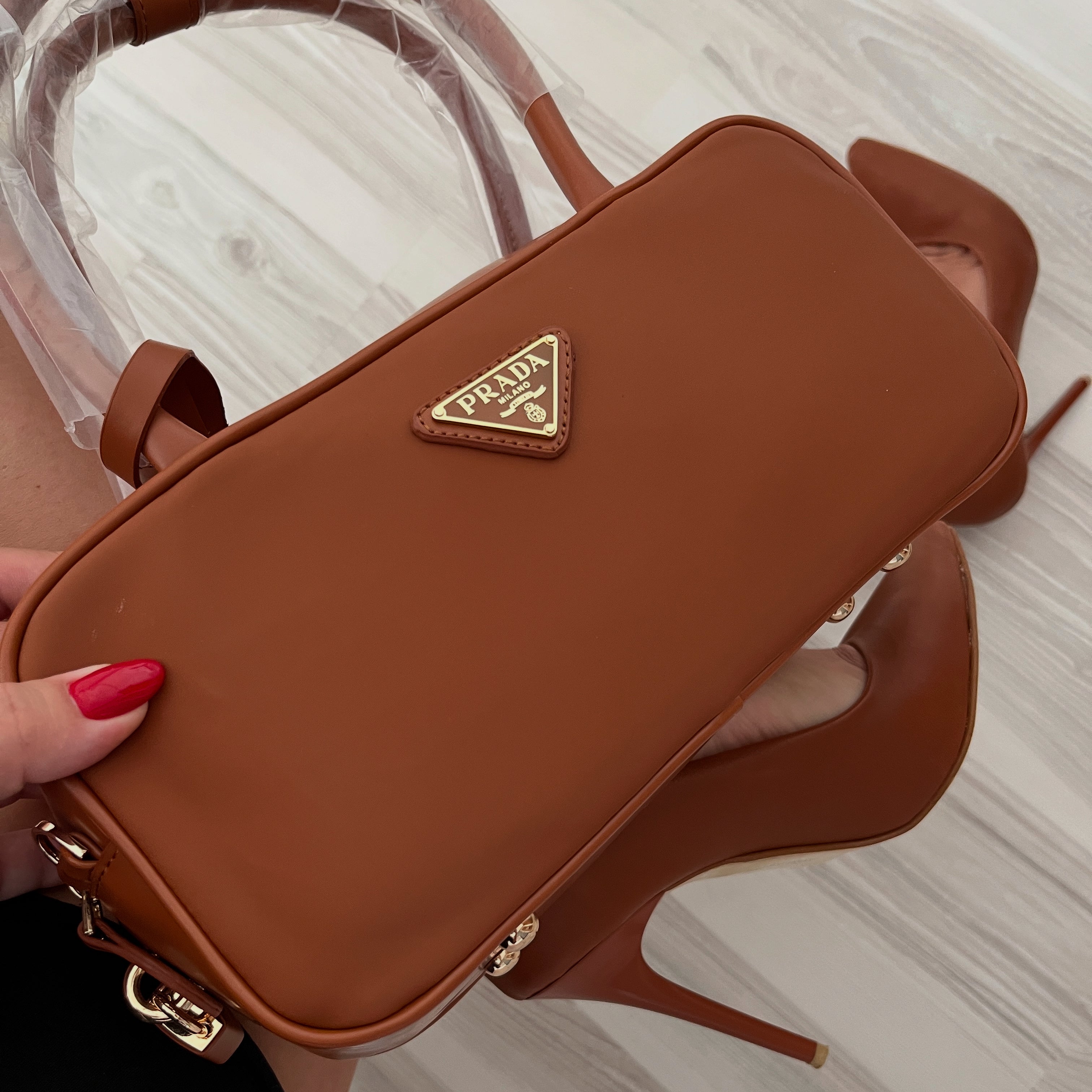 PRD Bag With Padlock Brown