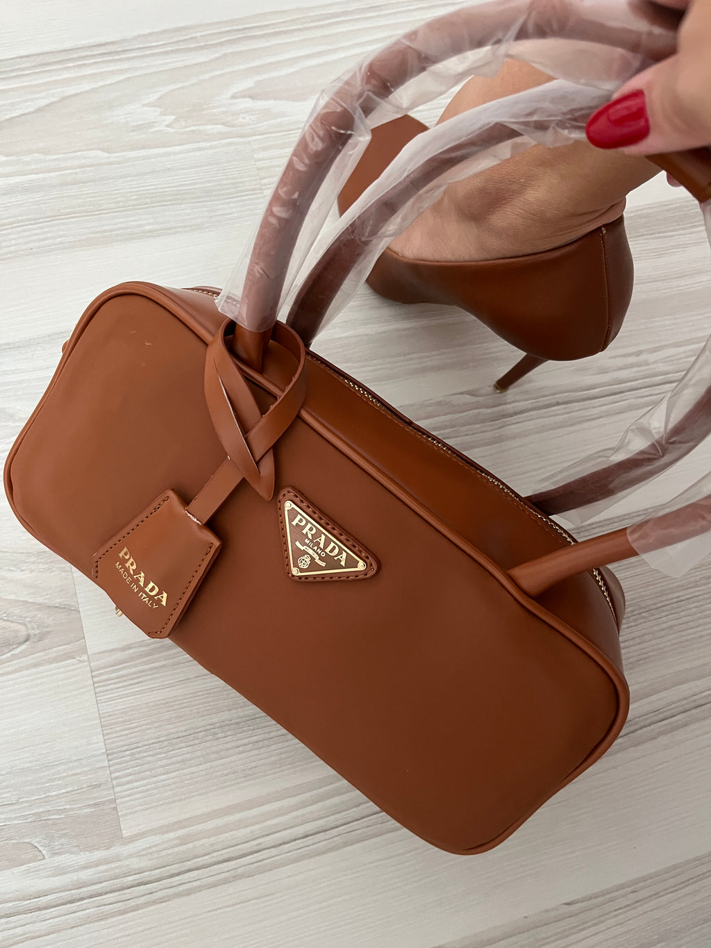 PRD Bag With Padlock Brown