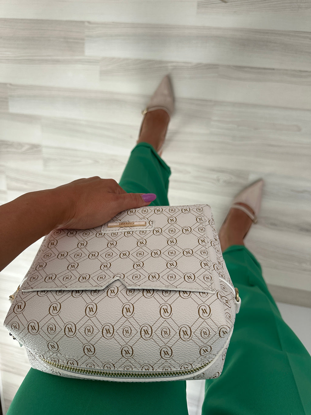 VKK Kutu Postacı Çanta Bej