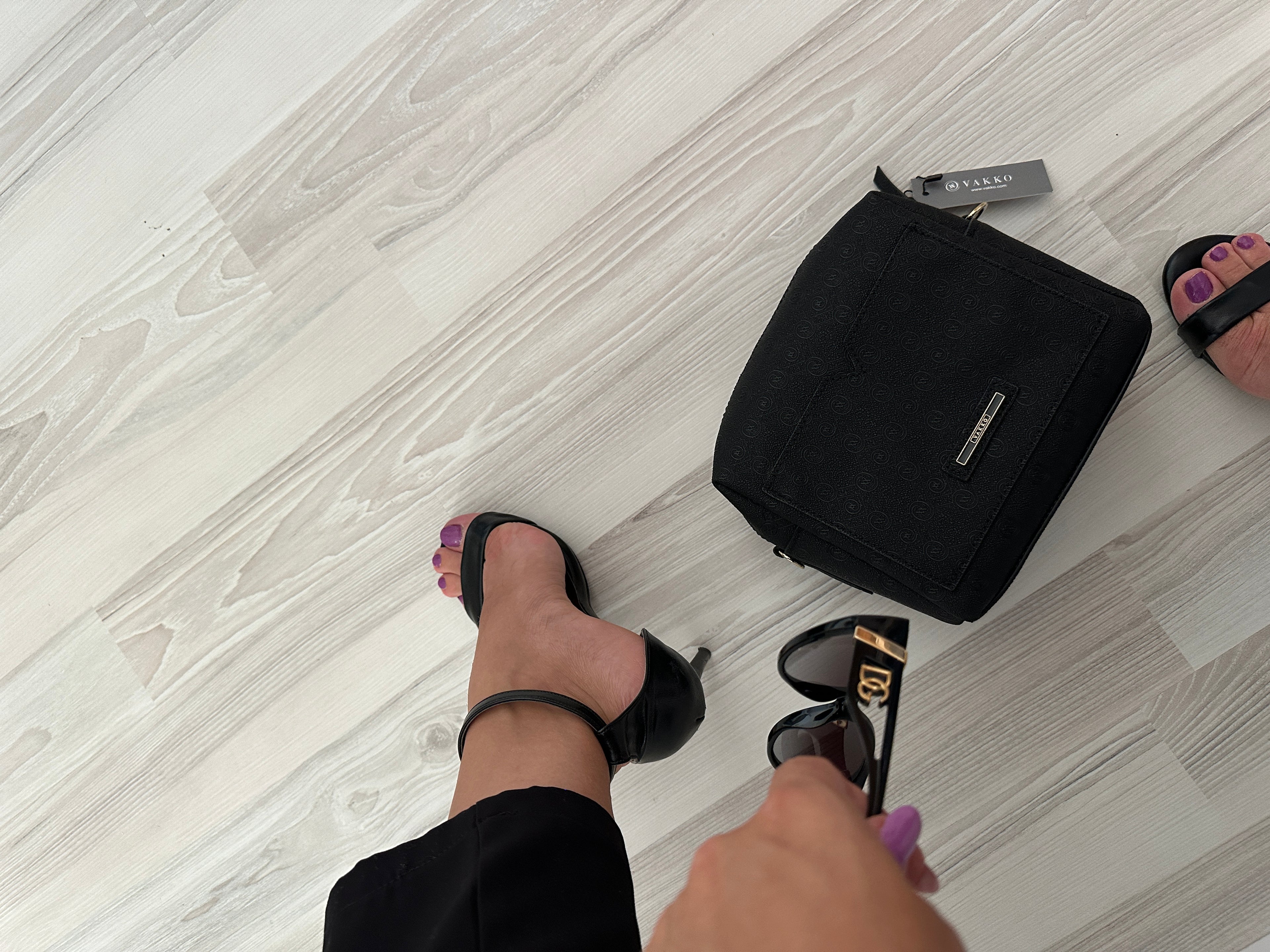 VKK Kutu Postacı Çanta Siyah