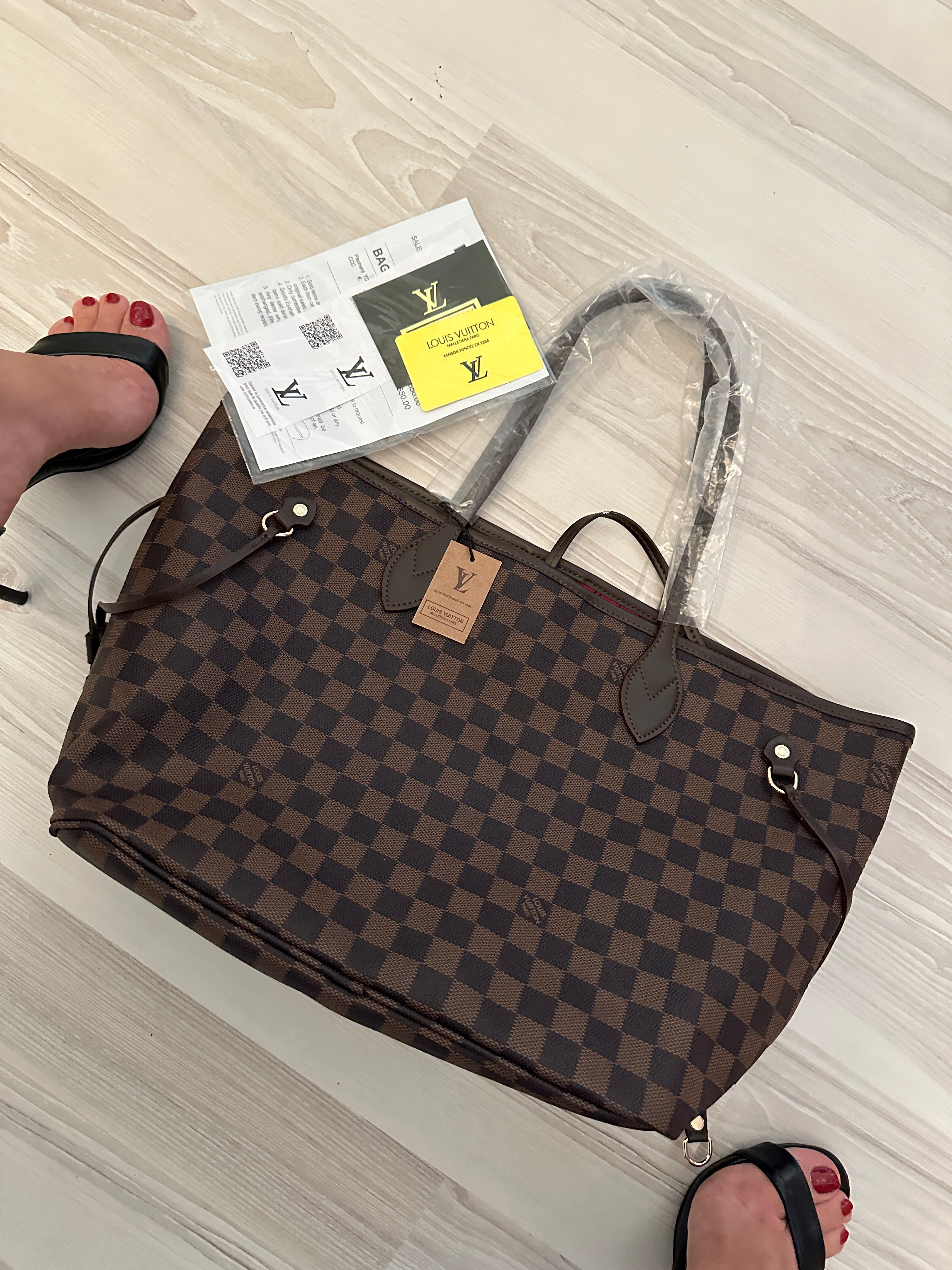 LV Neverfull GG Damier Bag