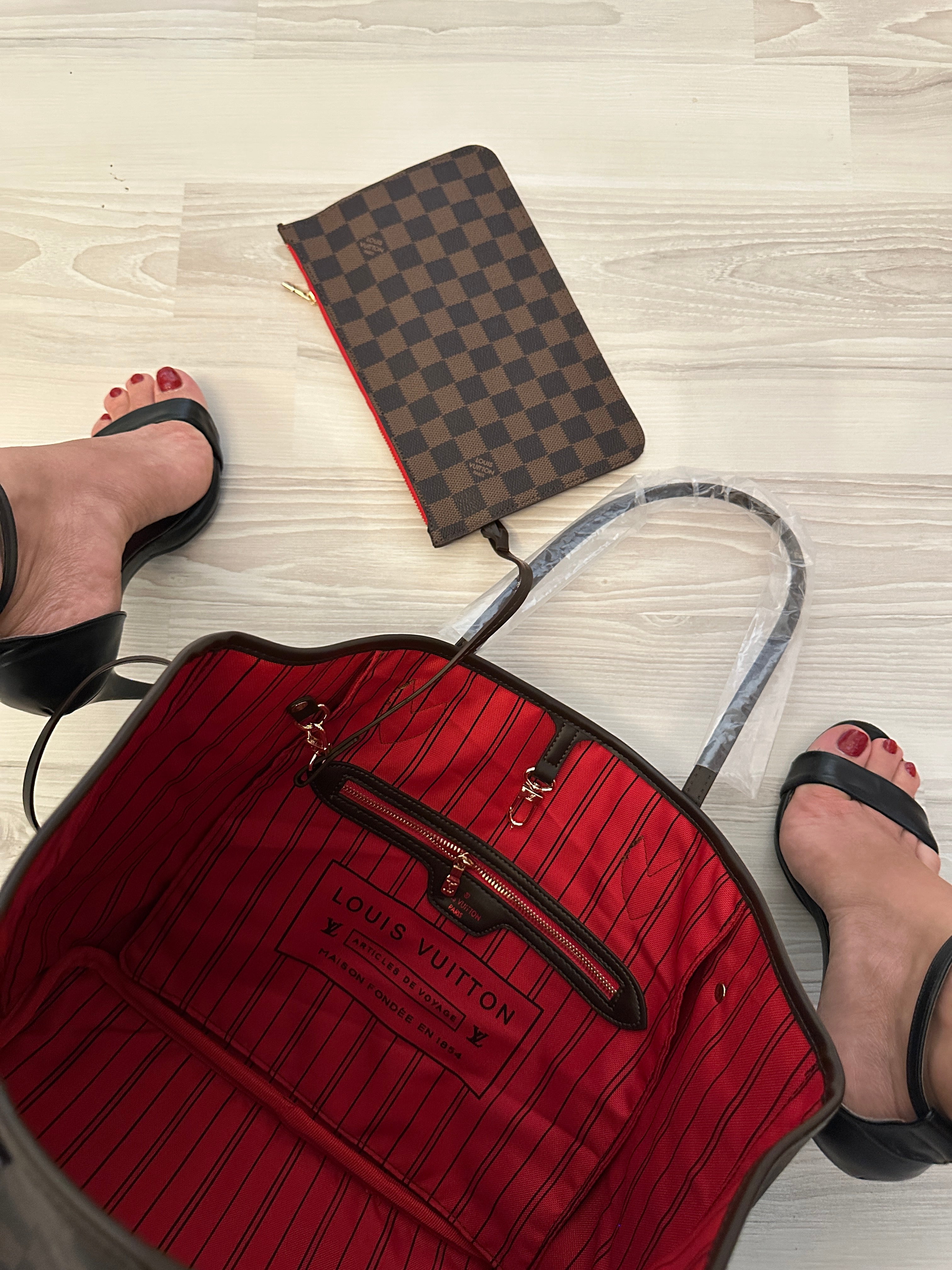 LV Neverfull GG Damier Bag