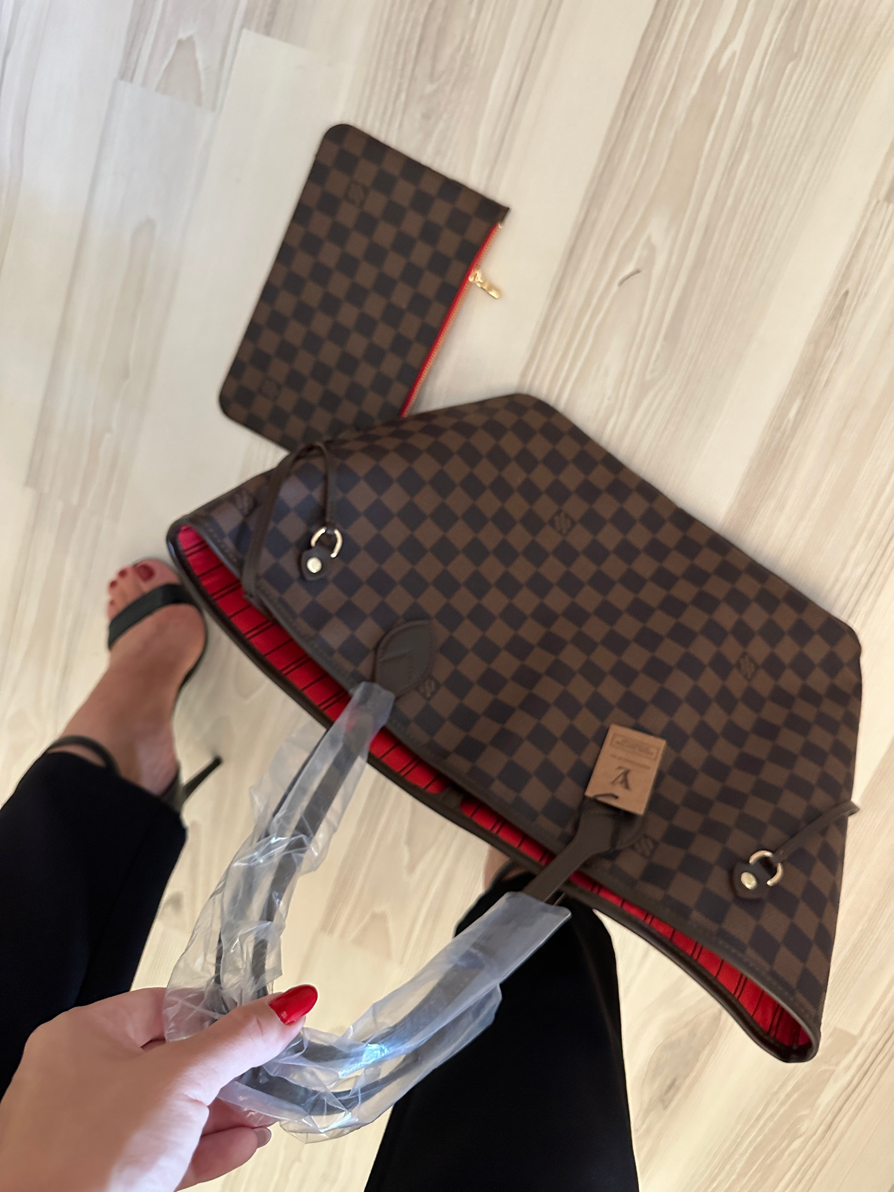 LV Neverfull GG Damier Bag