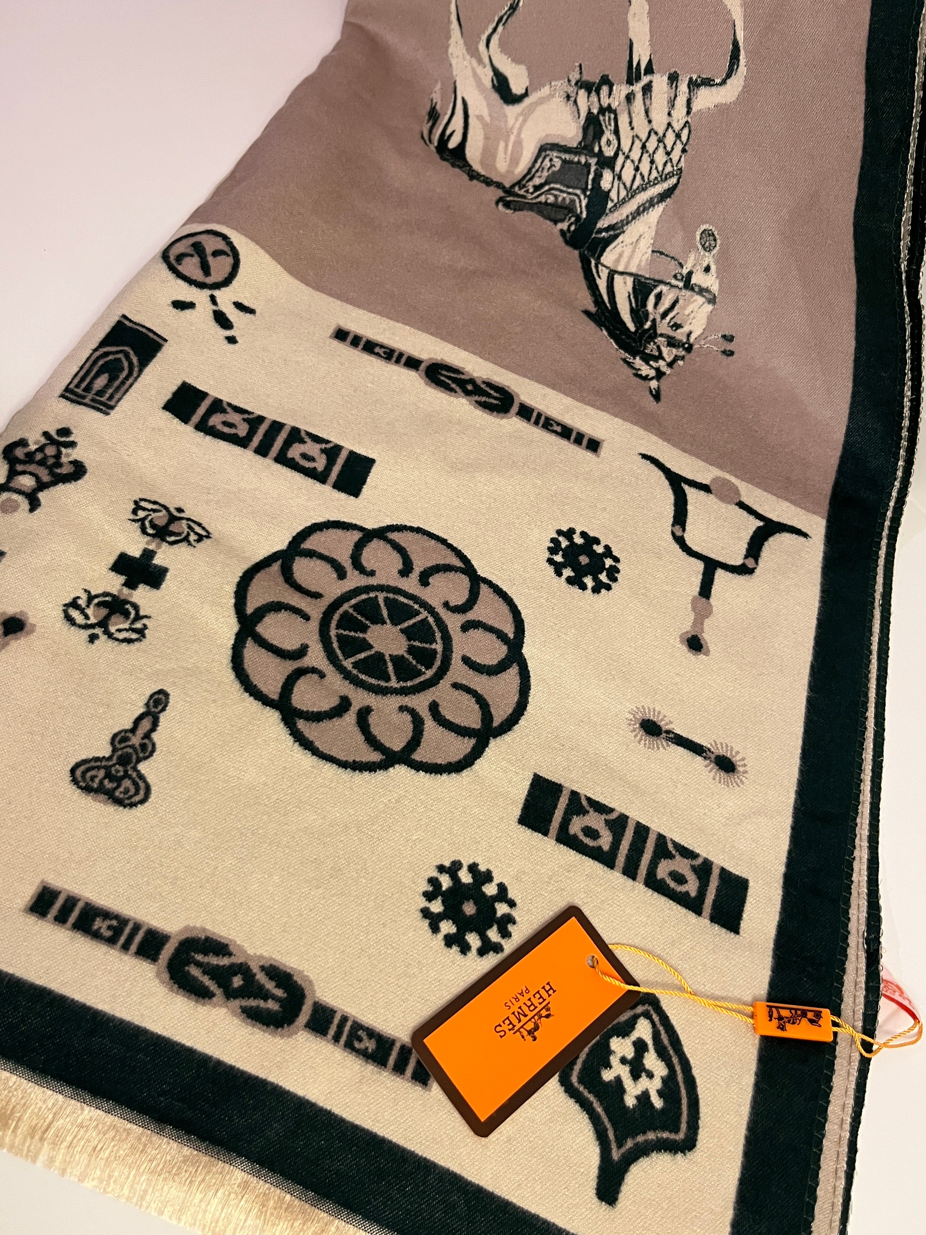 HRMS Şal Yeşil Bej