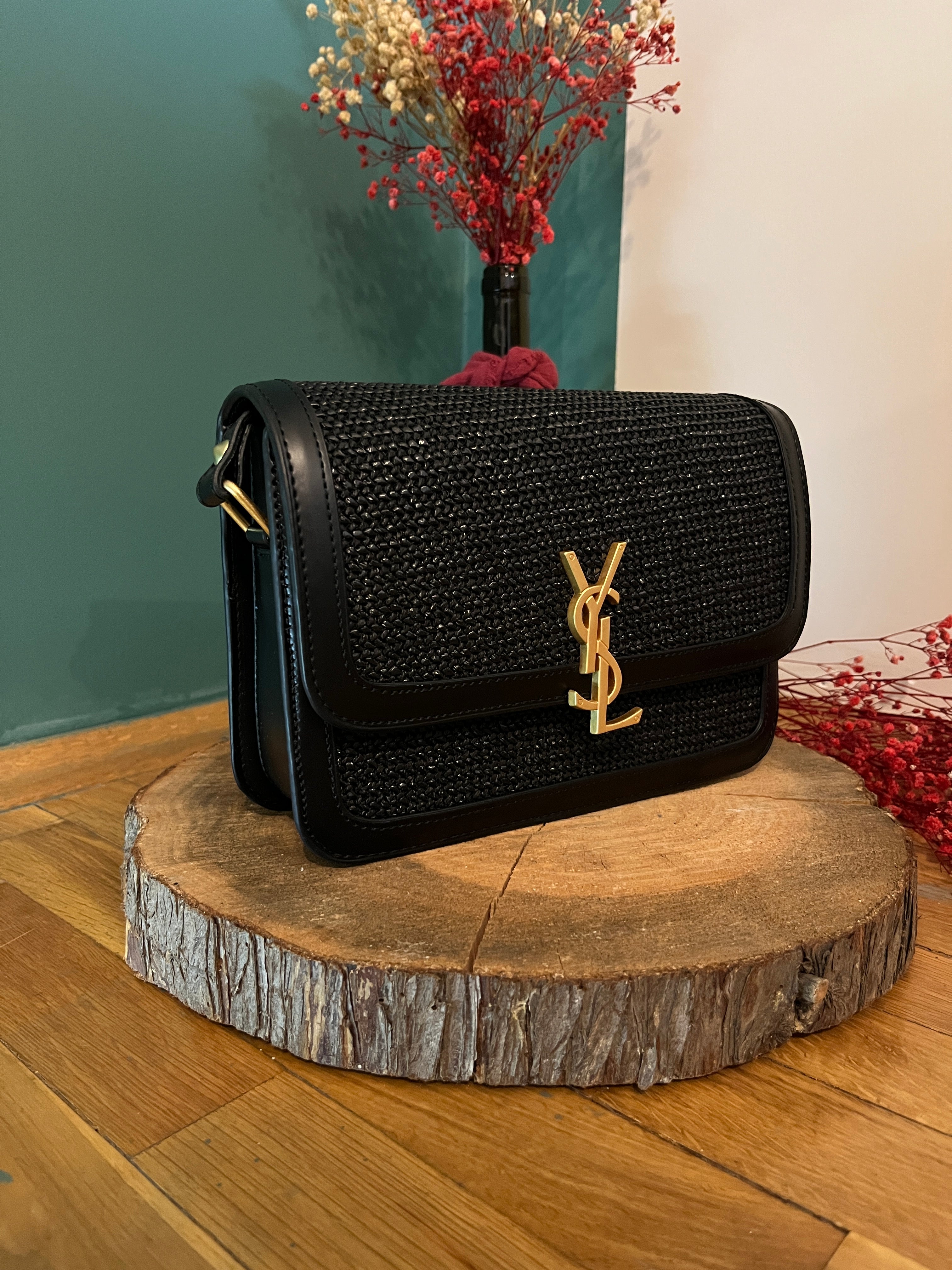 YSL Solferino Crossbody Bag Black