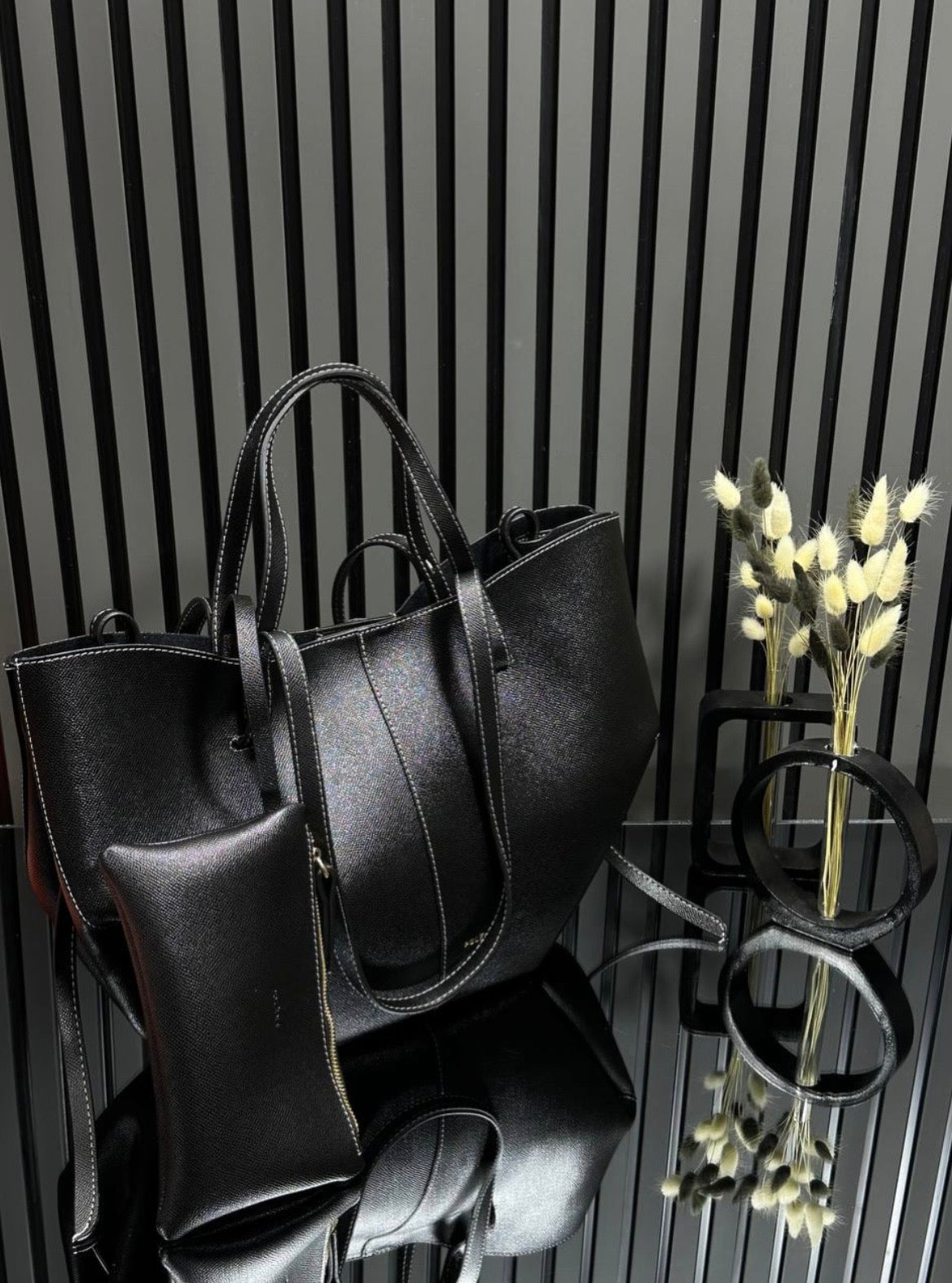 PLNE Cyme Big Size Bag -Black