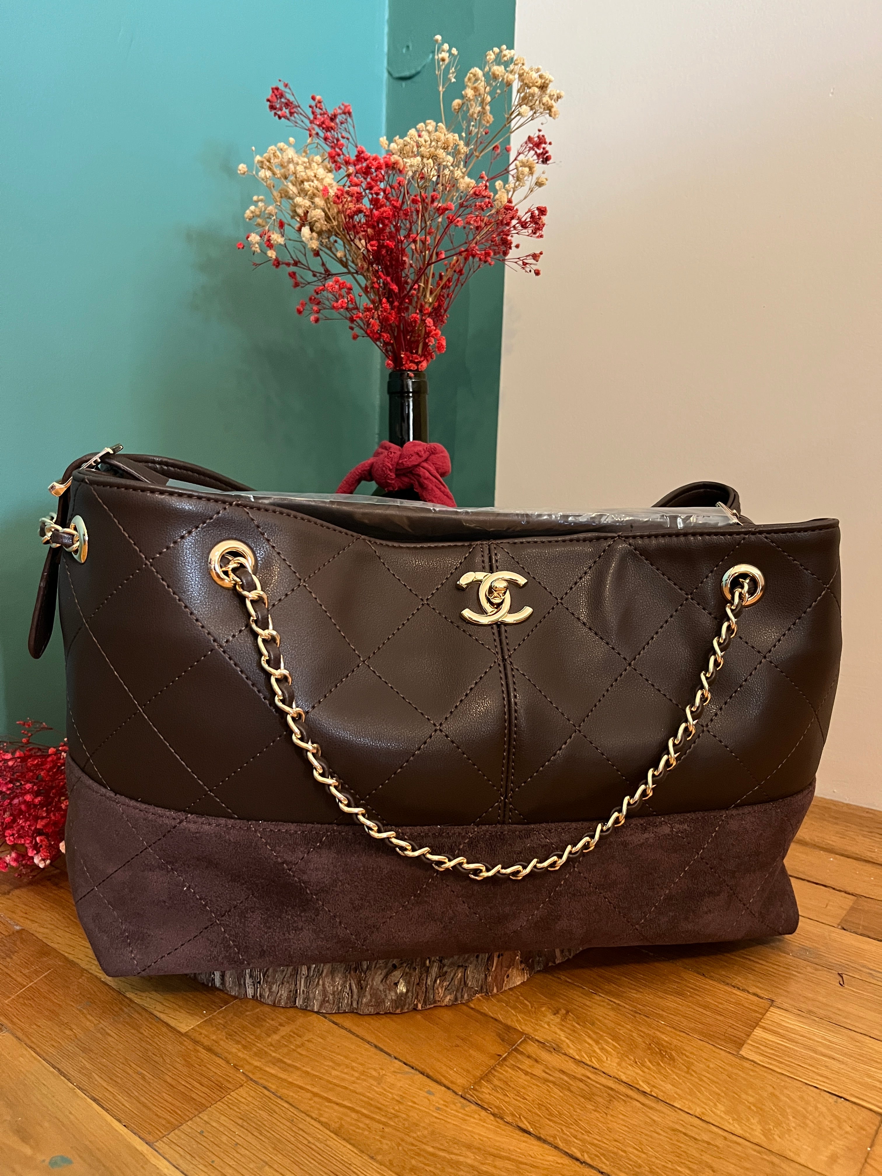 CHNL Shopping Bag Dark Brown