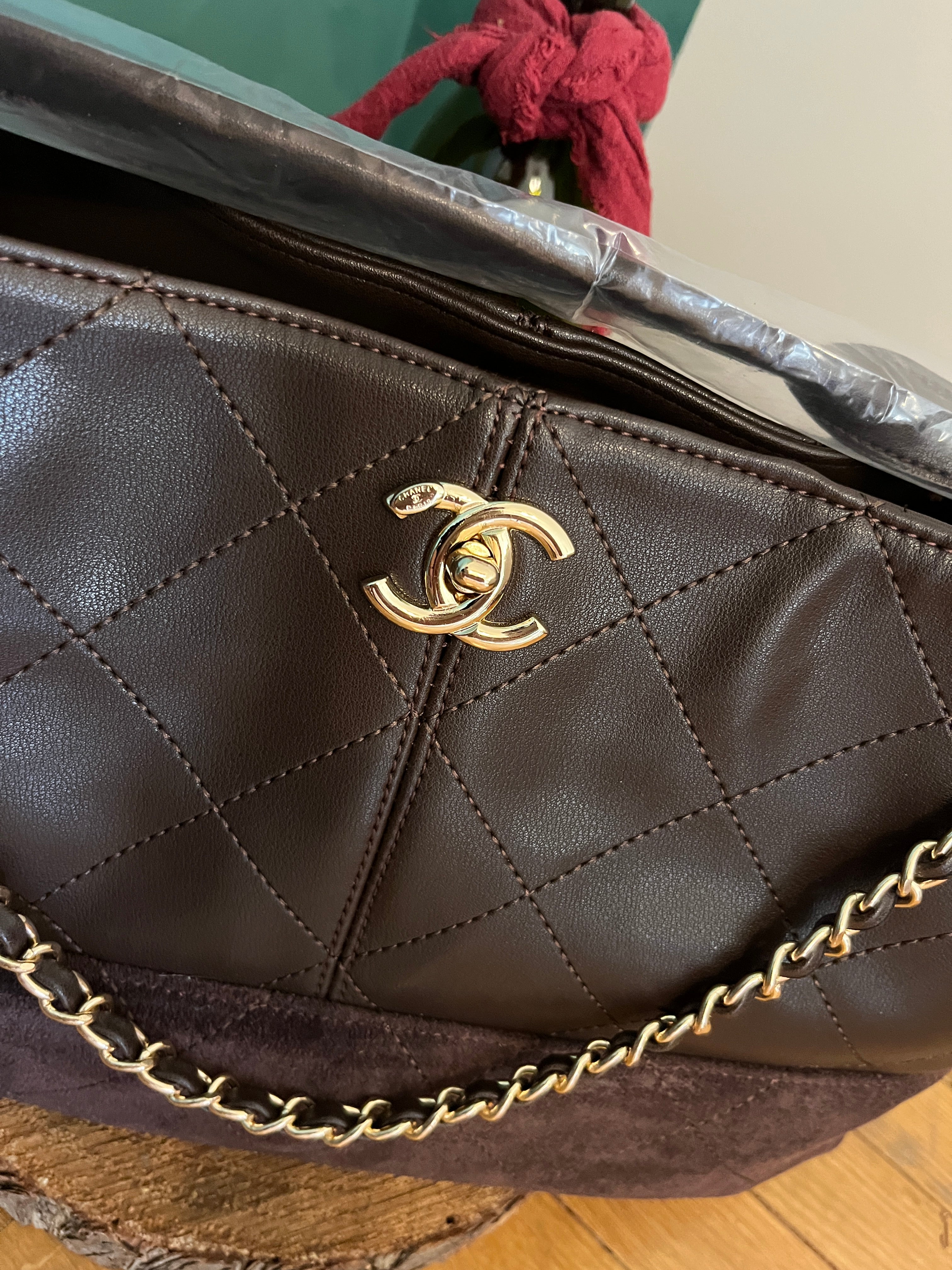 CHNL Shopping Bag Dark Brown