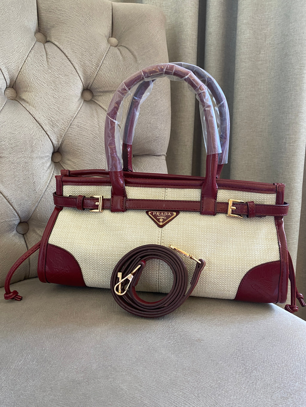 PRD Bonnie Bag Beige-Burgundy