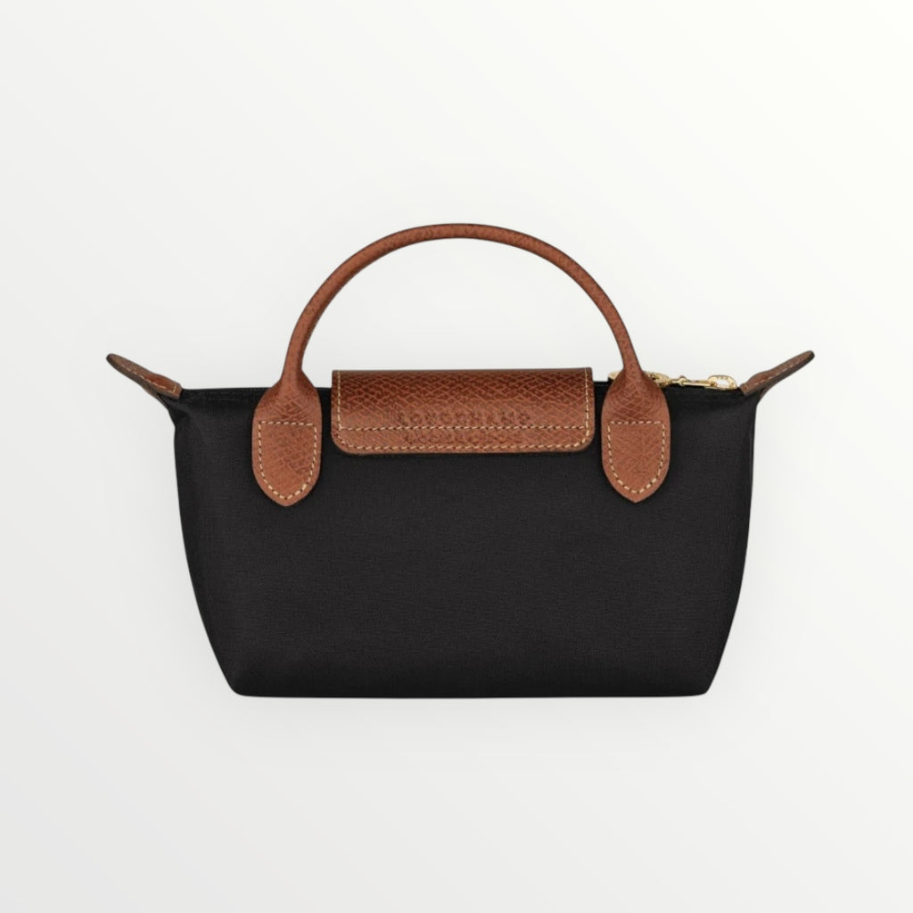 LNGCHMP Le Pliage Pouch With Handle - Black