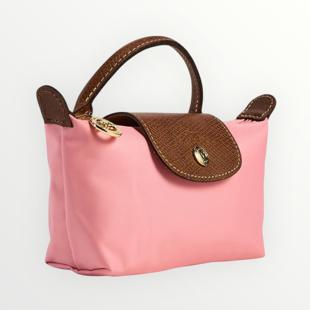 LNGCHMP Le Pliage Pouch With Handle - Pink