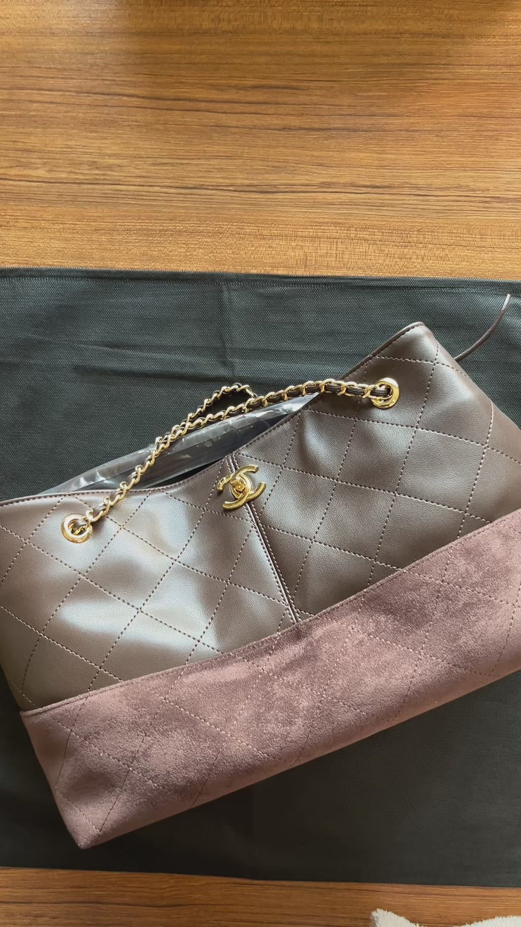 CHNL Shopping Bag Dark Brown