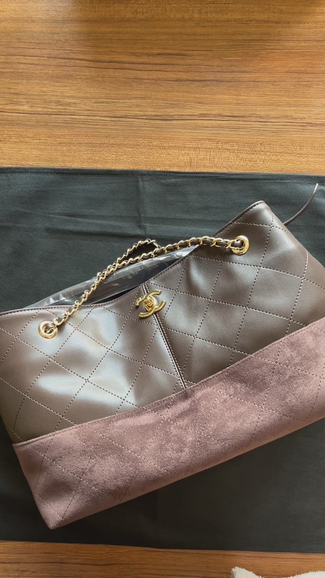 CHNL Shopping Bag Dark Brown