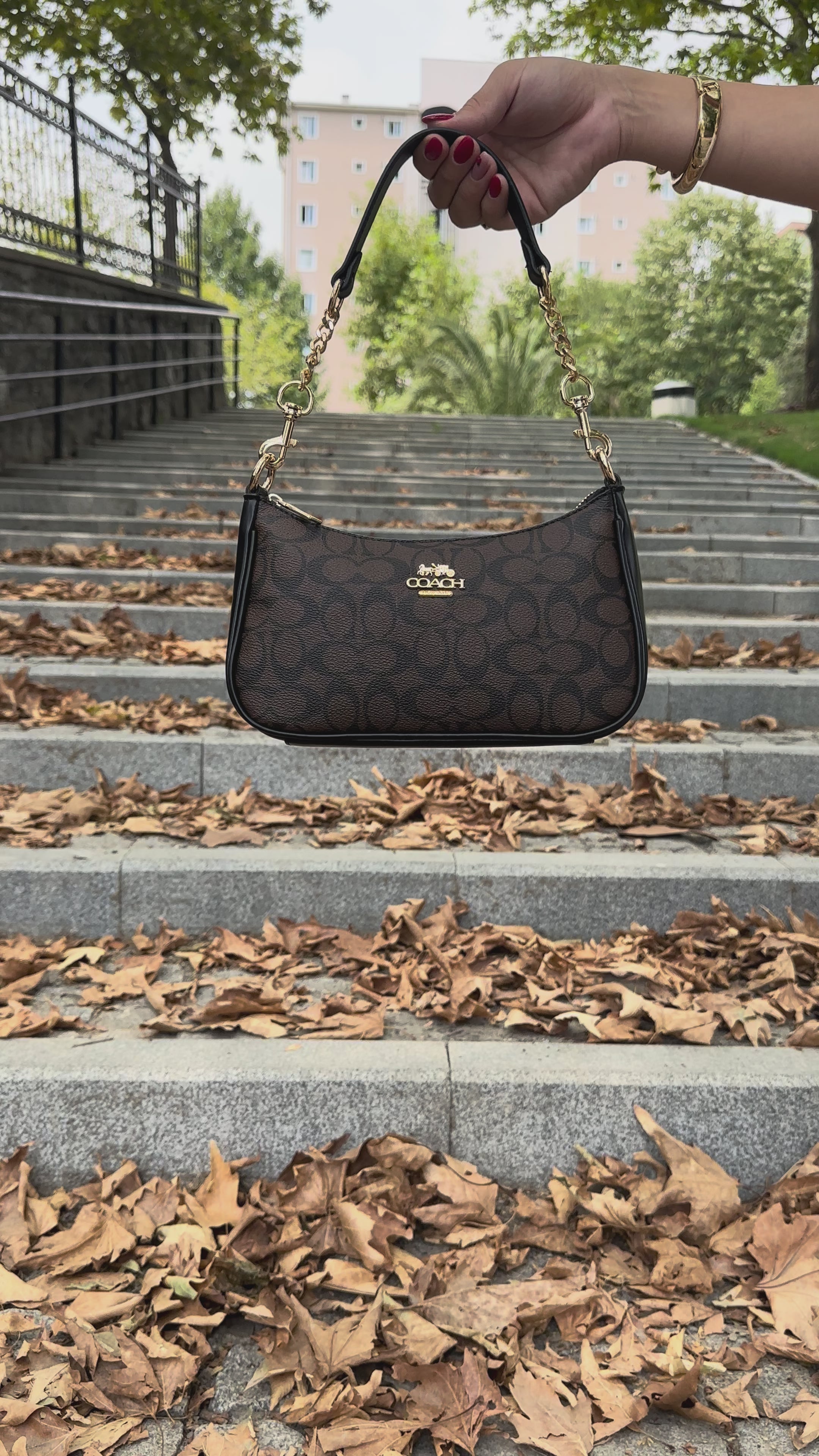 CCH Teri Shoulder Bag Dark Brown