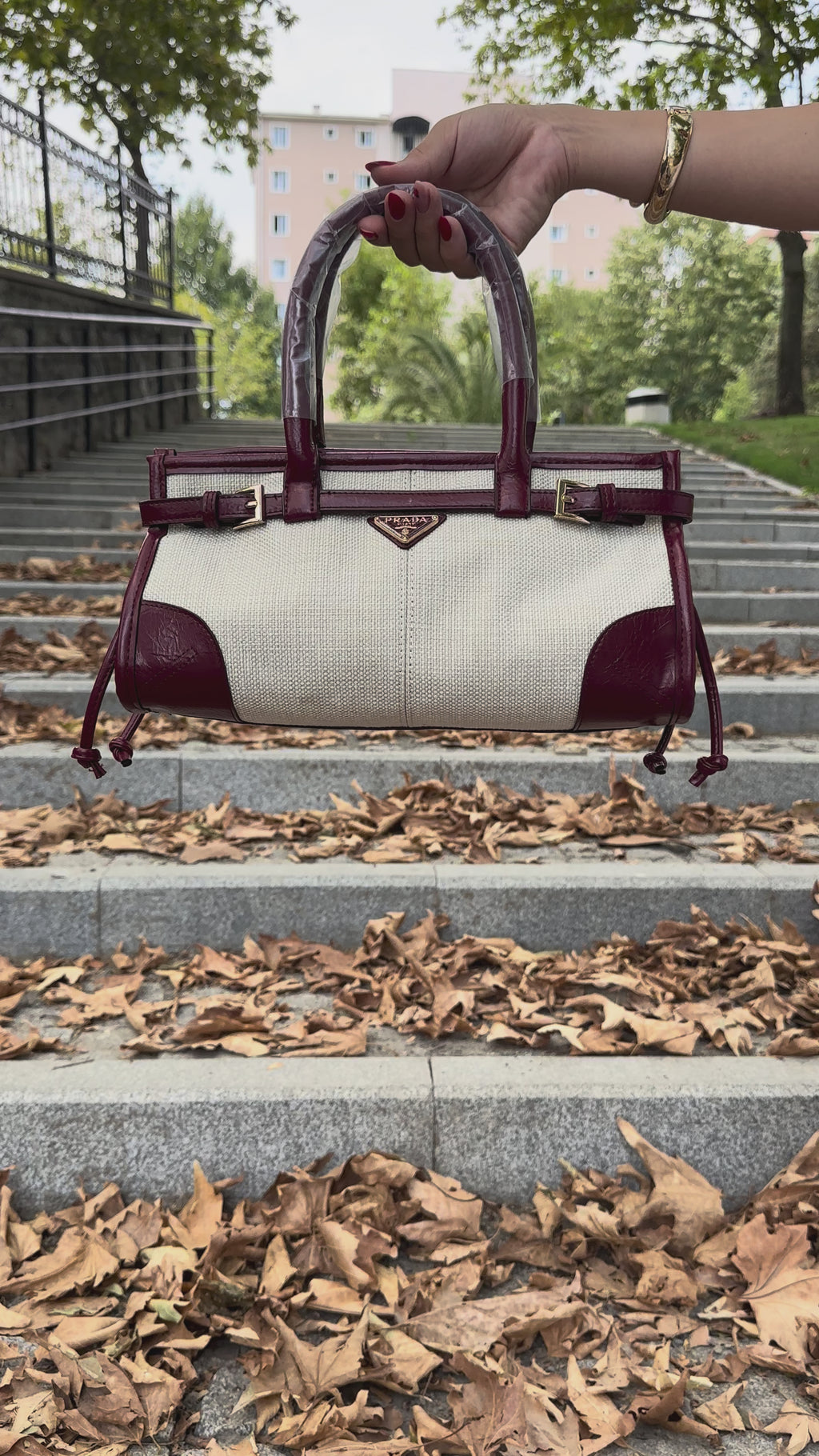 PRD Bonnie Bag Beige-Burgundy
