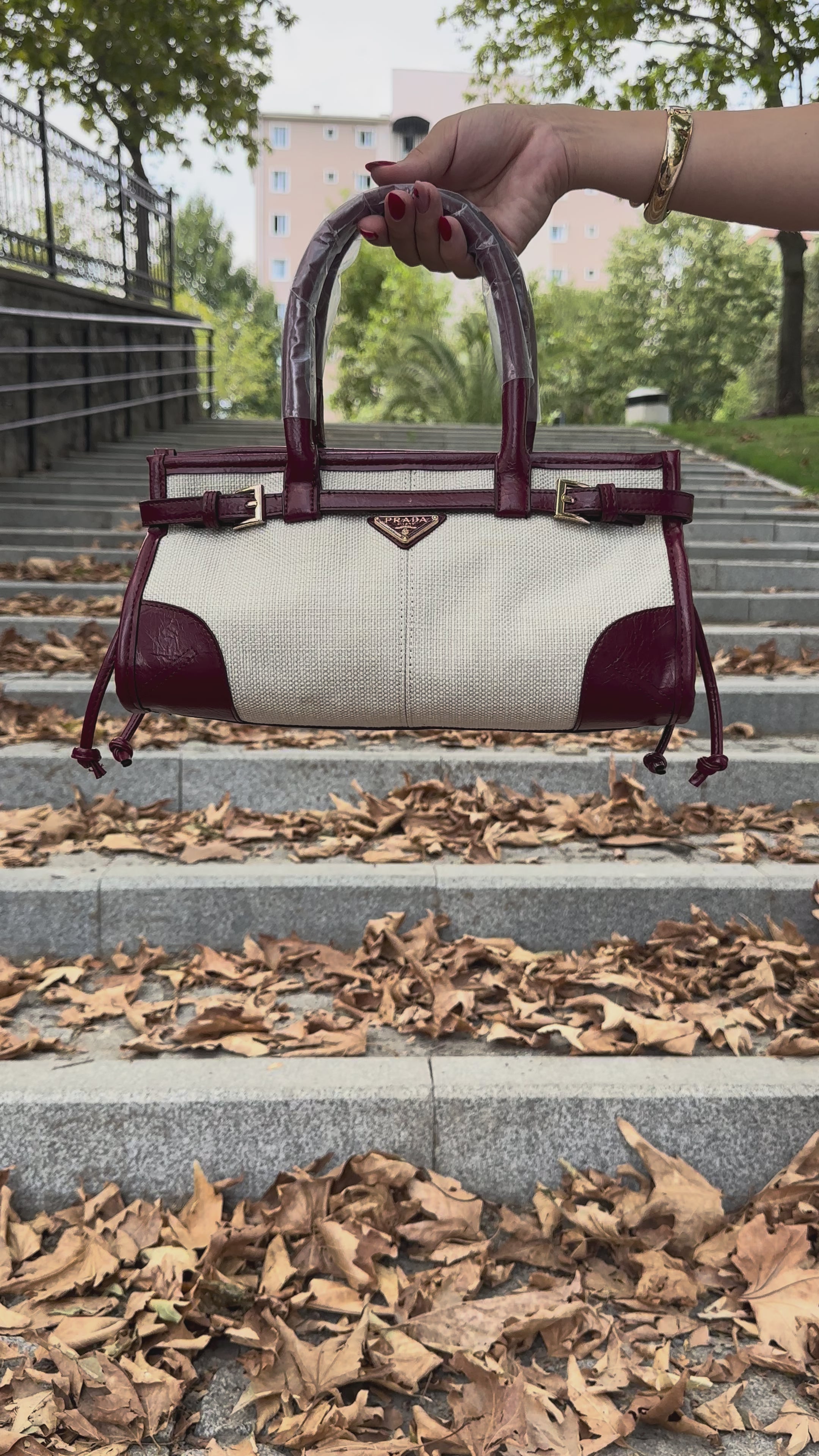 PRD Bonnie Bag Beige-Burgundy